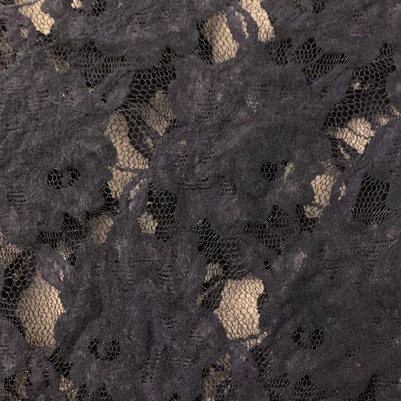 Navy Lace Sweater - Picture 2 of 3